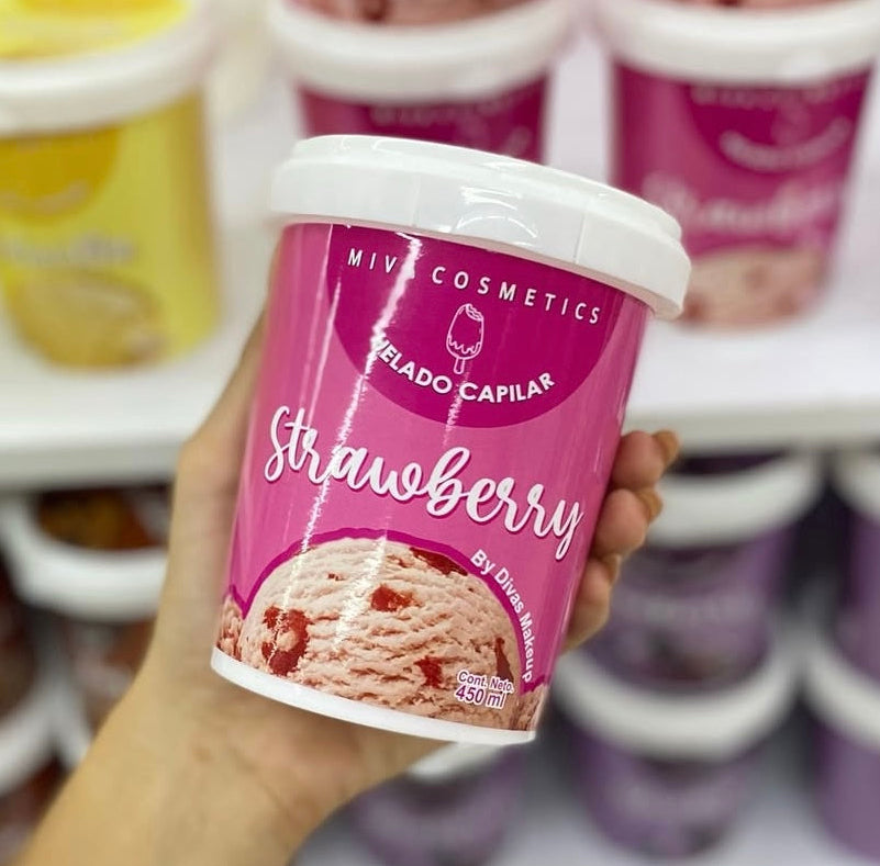Helado capilar de fresa 450gr
