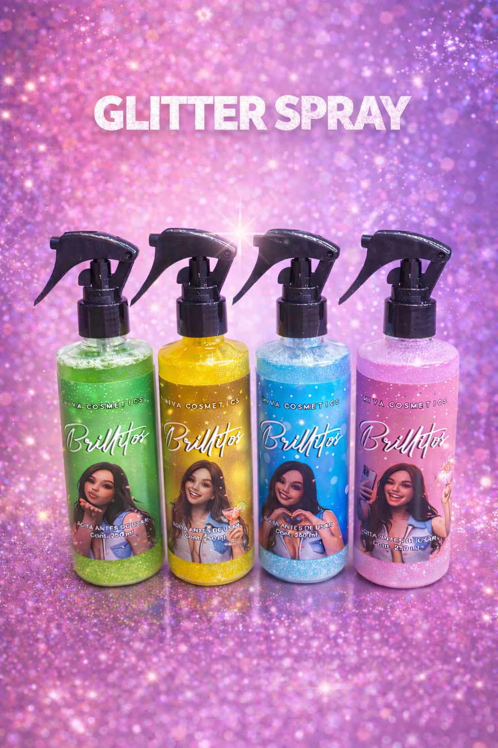 Glitter spray (Brillitos)