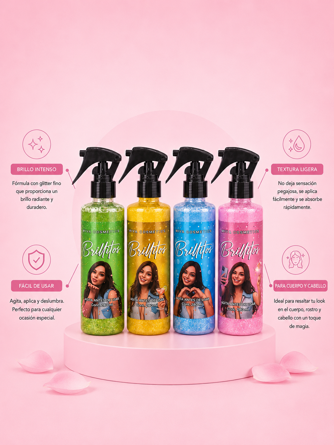Glitter spray (Brillitos)
